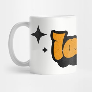 Iowa - Retro Classic Typography Style Mug